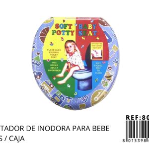 Asiento de Inodoro Acolchado para Niños - Reductor de Baño Infantil Suave Arisha